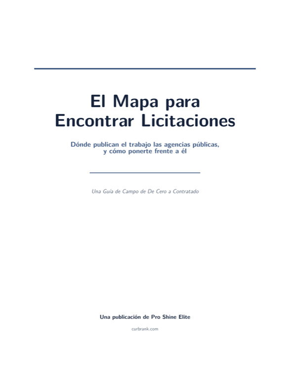 El Mapa de Licitaciones